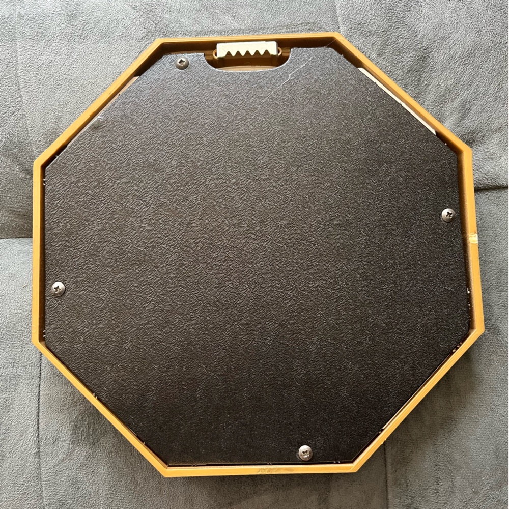 Vintage Homco Swan Prints Gold Tone Octagon Frames Wall Decor 2 Piece Set - Picture 4 of 11